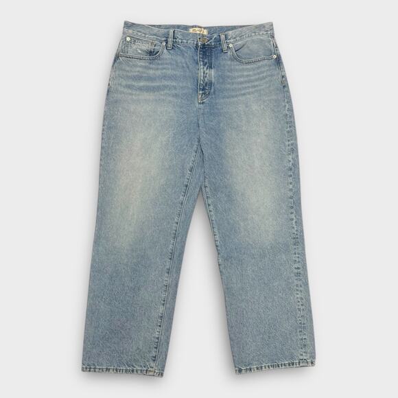 Madewell Low-Slung Straight Jeans in Olvera Wash Rigid Size 31 - Picture 2 of 9